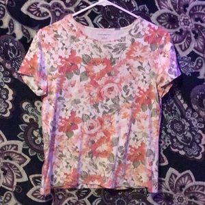 Floral tee